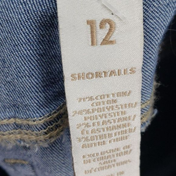 Justice Girl’s Denim Sequin American Flag Summer Shortalls Overalls Size‎ 12 - Picture 4 of 13